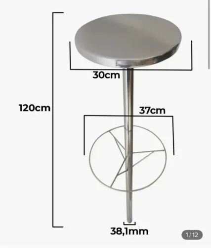 Banco para piscina Em Aço Inox 304