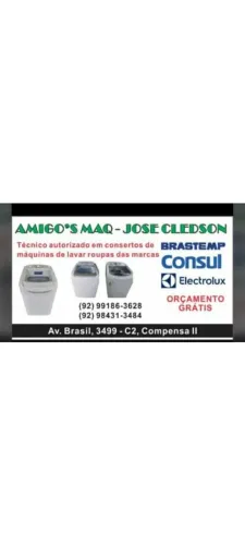 Máquina de lavar roupa na amigos maq