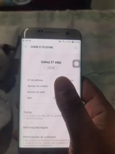 Samsung S7 Edge aparelho muito bom está sem botão de diminuir mas funcionando
