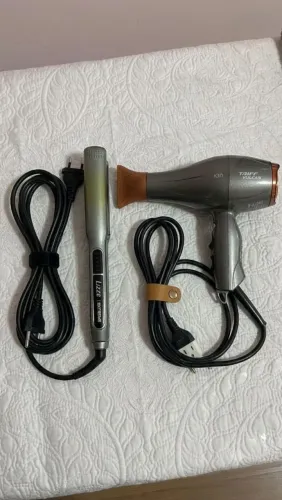 Kit Profissional de Cabelo: Secador Taiff Vulcan + Chapinha Lizze Extreme