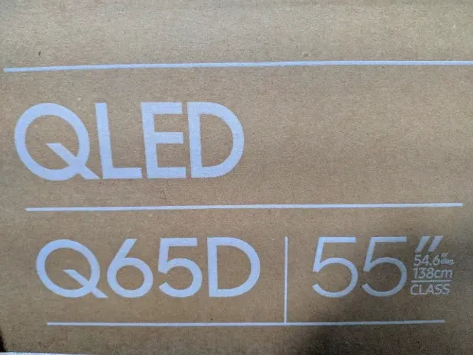 TV Samsung QLED 55" 4K Modelo Q65D Completa com Caixa e Acessórios