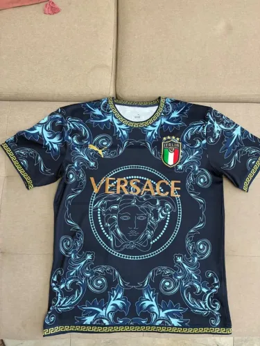Camiseta de futebol Italia x Versace