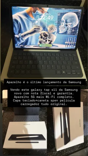 TABLETE GALAXY TAP S11 SUNSUNG LANÇAMENTO COM NOTA FISCAL E DENTRO DA GARANTIA