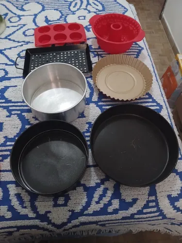 Kit de Formas e Utensílios para Forno - 7 Peças