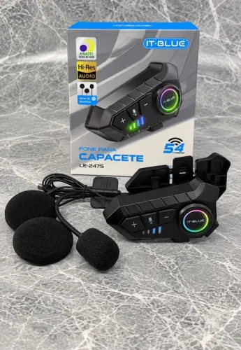 Microfone para capacete Bluetooth