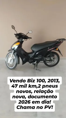 Vendo linda Biz 100 ks, ano 2013