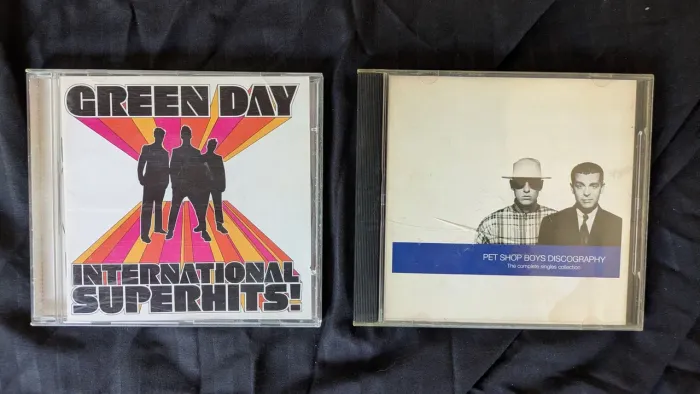 CDs Internacional Green Day e Pet Shop Boys