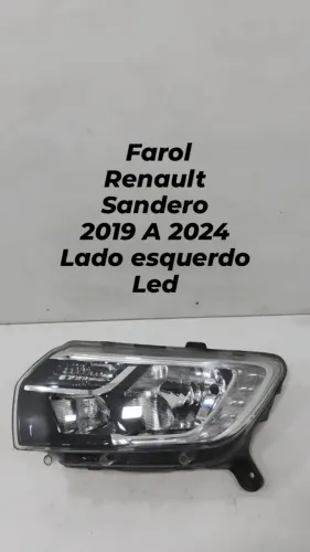 Farol Renault Sandero 2019 2020 2021 2022 2023 2024 Lado Esquerdo LED