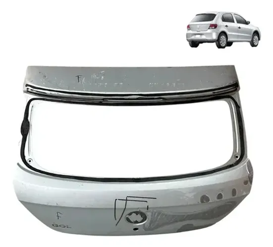 Tampa Traseira Gol G5 2009 2010 2011 2012 Original Prateado