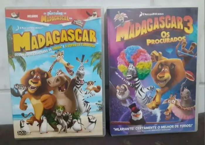 Desenhos diversos em DVD