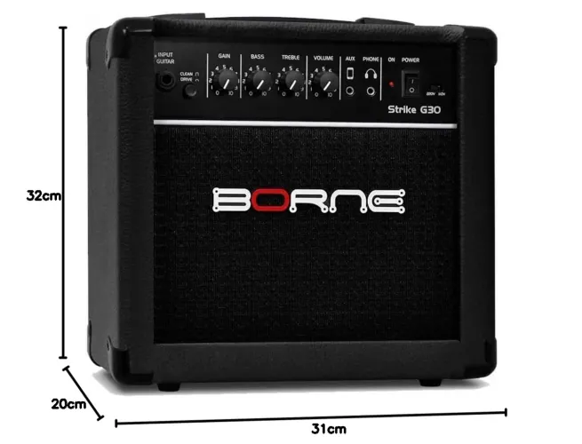 Amplificador Borne para estudos - Semi novo