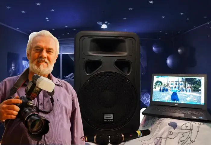 DJ para Festa Infantil, com notebook e microfone! Amplo repertório. Podem fornecer músicas