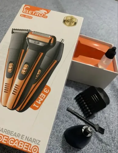 Máquina de aparar pêlos 3 em 1