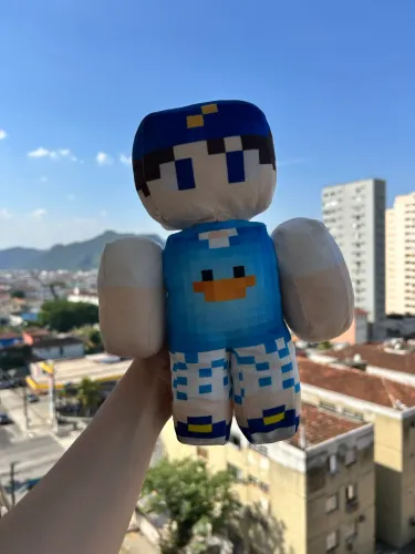Pelúcia BETO GAMER Minecraft