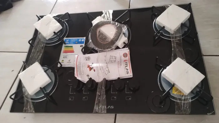 Fogão Cooktop 5 bocas
