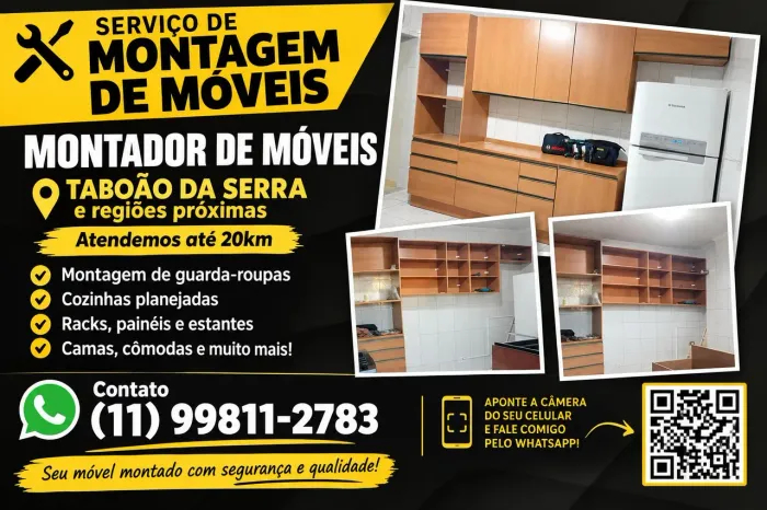 Montador de móveis)Taboão da Serra -SP e Região