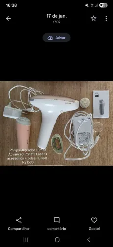 Depilador à laser Philips Lumea