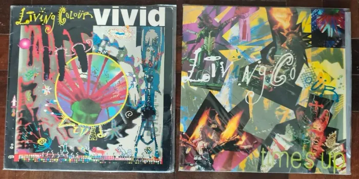 Vinil Lp Living Colour - Vivid e Times Up - rock internacional