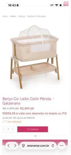 Berço portátil (Moisés)