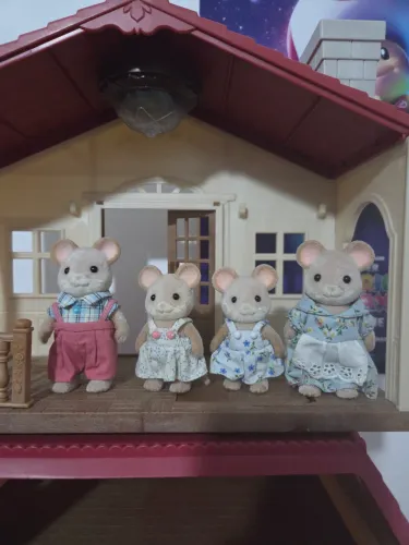 Familia Ratos vintage Sylvanian Families