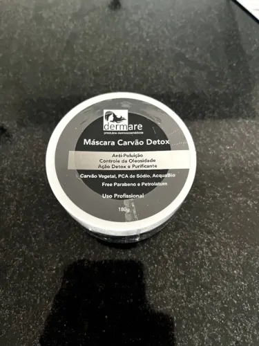 Máscara carvão detox Dermare
