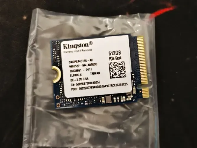 SSD Kingston 512GB M.2 2230 NVMe PCIe Gen4 x4