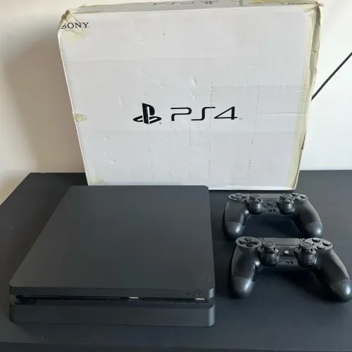 OPORTUNIDADE! PS4 Slim Desbloqueado 2 Controles - Vários Jogos
