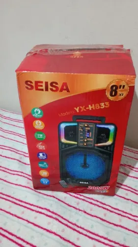 Caixa de som + microfone