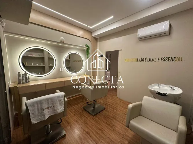 Ponto comercial montado para estética e beleza no Centro