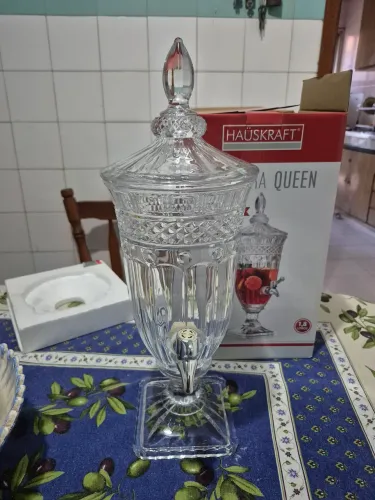 Suqueira queen 1 8l vidro grosso