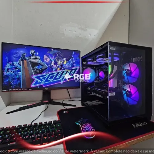 PC Gamer Ryzen 7 5700X RTX 5060 8GB, 32GB RAM, NVMe 1TB, Water Cooler 240mm RGB