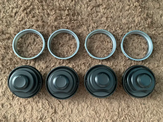     Kit Difusor de Ar Gol (4 Peças + Aros) - Original VW
