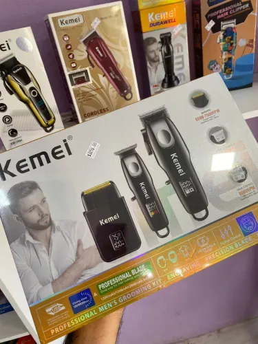Máquina Kemei De Corte kit completo