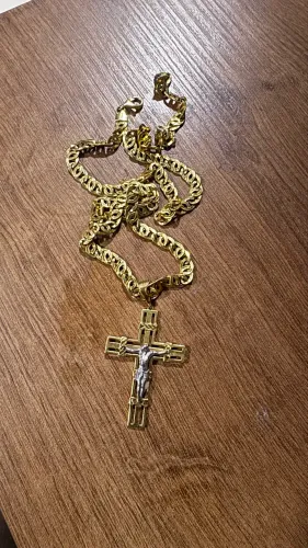 Cordão masculino de ouro 18k