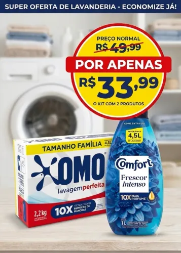 Sabão em pó e amaciante