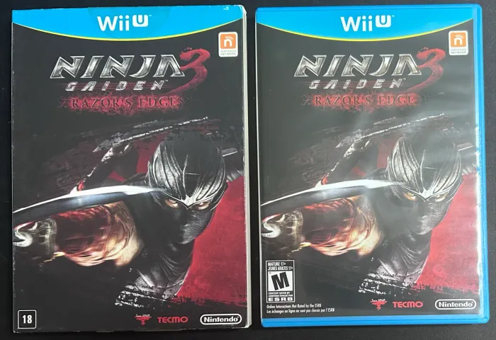 Ninja Gaiden 3 Razors Edge Wii U nacional com luva
