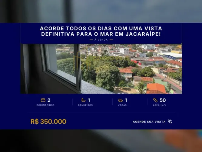 Jacaraípe: Apartamento com 2 Quartos e Vista Deslumbrante para o Mar!