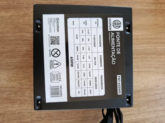 Fonte Hoopson 650W
