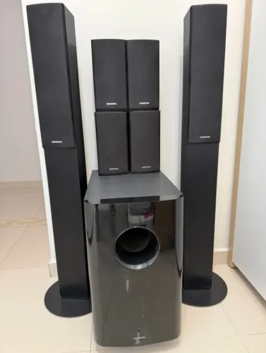 Conjunto Completo de Caixas Onkyo HTP-780 7.1 + Subwoofer