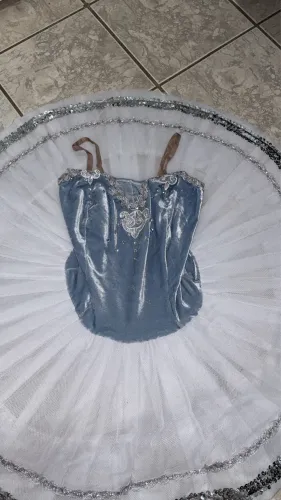 Tutu ballet - Azul veludo 