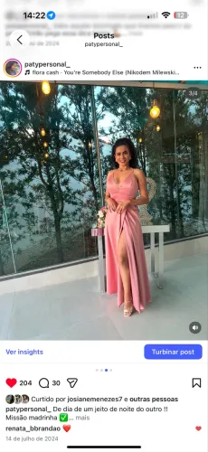 Vestido rose madrinha