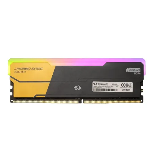 Memória Ram DDR4 16gb 3600mhz Redragon Solar