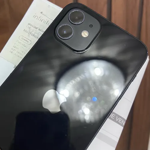 iPhone 12 preto 64gb com nota