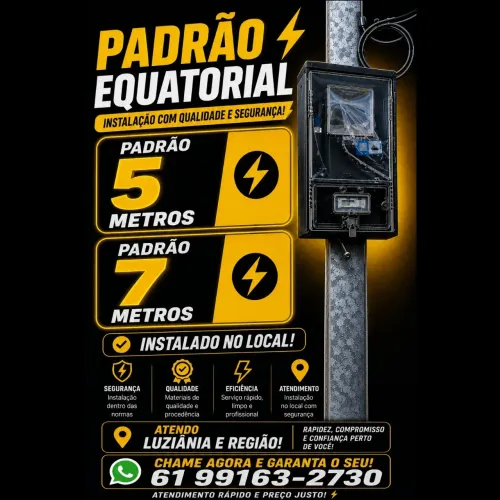 ? PADRÃO DE ENERGIA - VENDA E INSTALAÇÃO ?