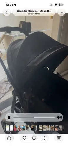 Carinho e bebê conforto