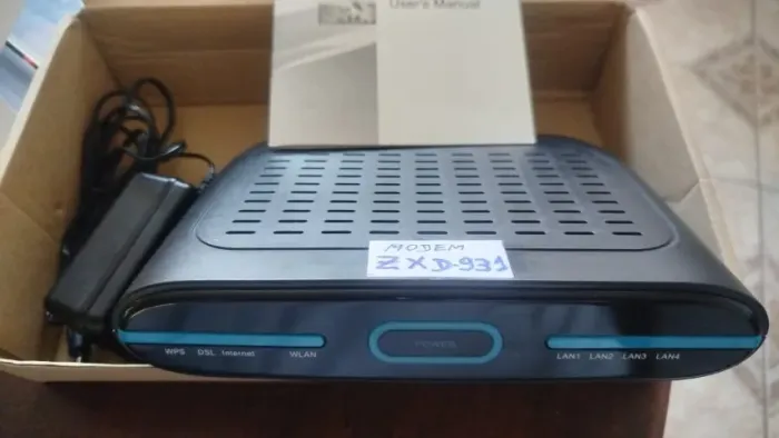 2 Roteadores Zte Zxdsl 931 Series Completo Novo + Roteador D-Link Dir841 Band dupla de 2.4