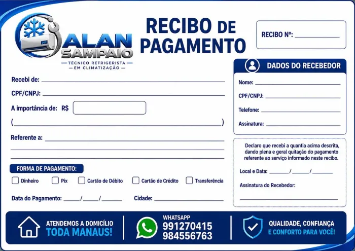 Recibo personalizado