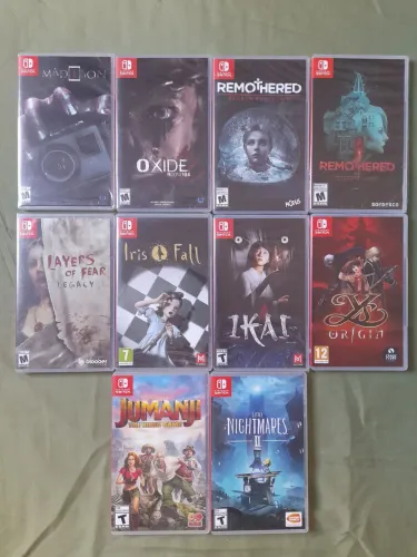 Jogos Nintendo Switch (valores na descrição)