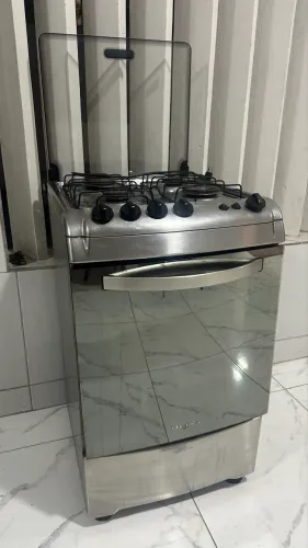 Fogão 4 bocas inox Eletrolux