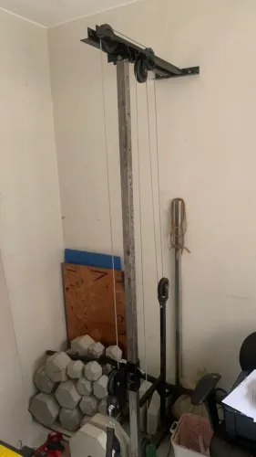 Polia regulável caseira
